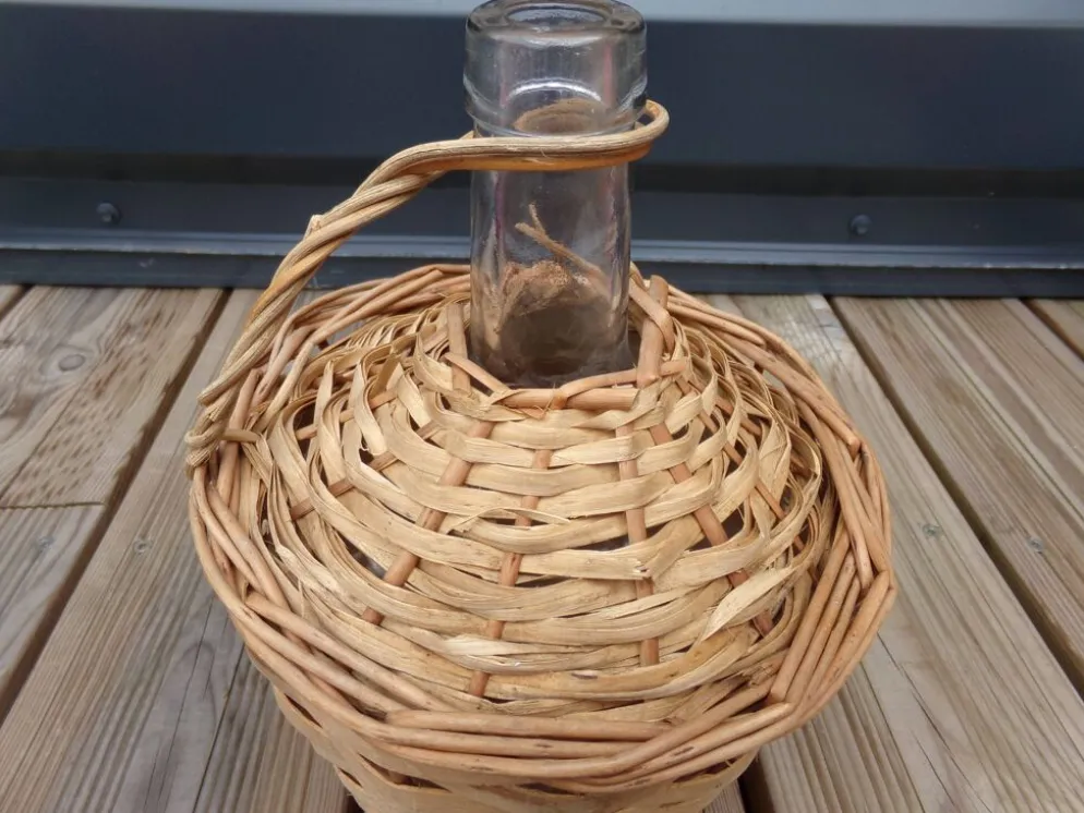 Bonbonne paillée 2 litres
