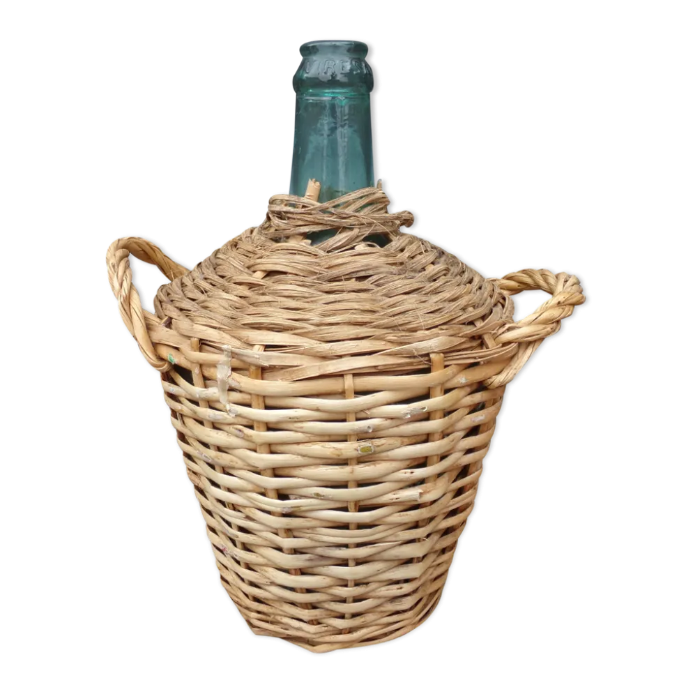 Bonbonne paillée 2 litres viresa