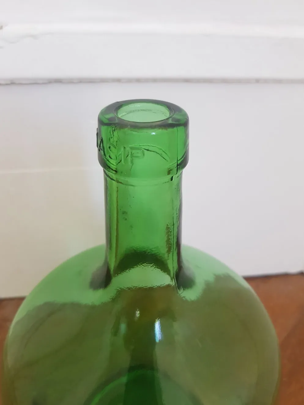 Bonbonne verte 2 litres