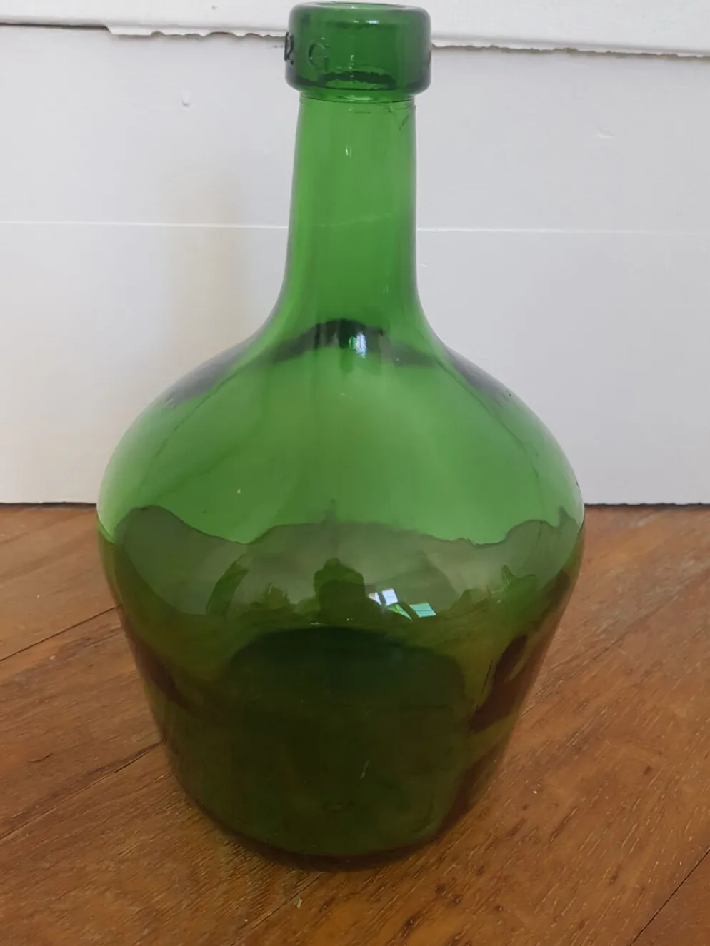 Bonbonne verte 2 litres