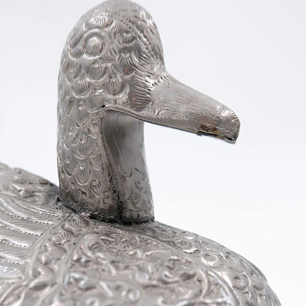Boîte à bétel birmane en forme de canard, années 1950