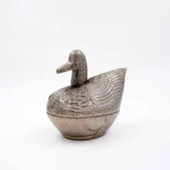 Boîte à bétel birmane en forme de canard, années 1950