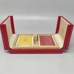 Boîte de cartes à jouer Cartier des années 1970 — collection vintage de luxe français