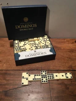 Boîte de dominos double 9 "house of marbles"