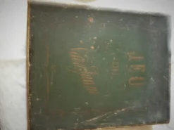 boîte de jeu de nain jaune en bois années 40 de marque GB