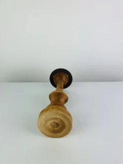 Bougeoir bois vintage