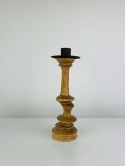 Bougeoir bois vintage