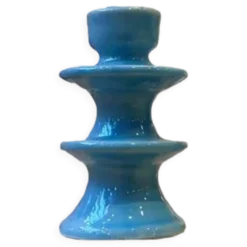 Bougeoir chandelier bleu ciel baby blue