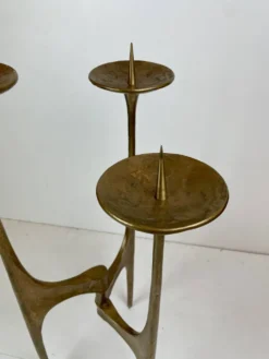 Bougeoir de sol brutaliste de Michael Harjes, Allemagne, 1960