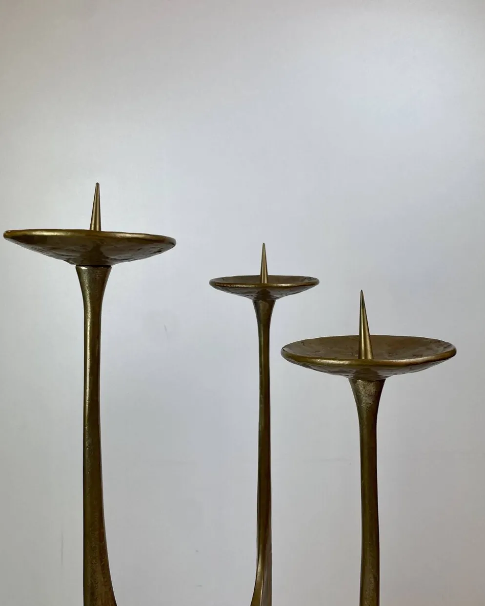 Bougeoir de sol brutaliste de Michael Harjes, Allemagne, 1960