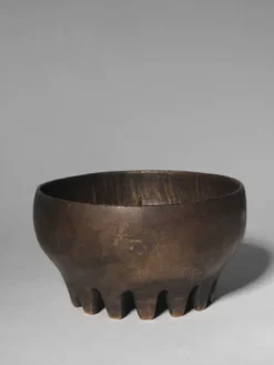 Bougeoir en bronze coulé brutaliste, années 1970, Allemagne