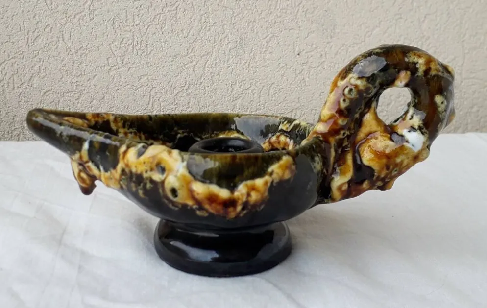 Bougeoir en céramique Vallauris