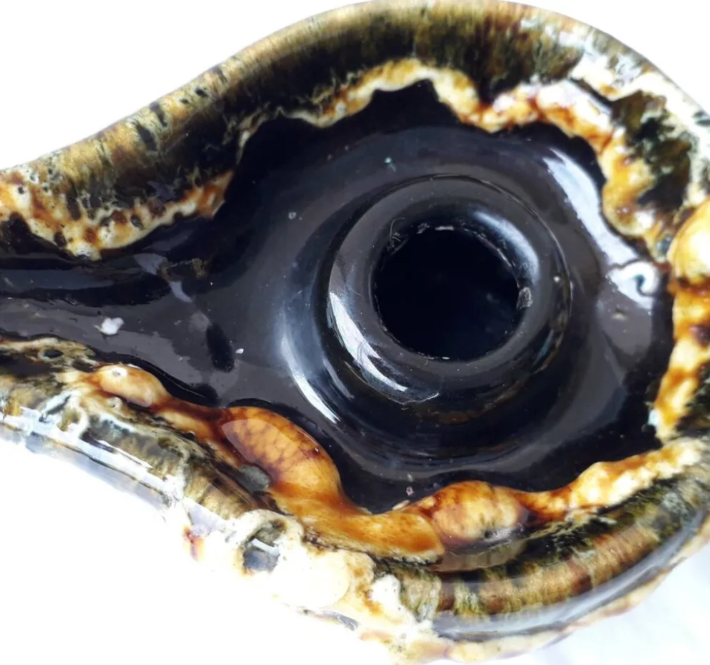Bougeoir en céramique Vallauris