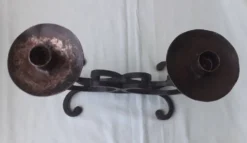 Bougeoir en fer forgé