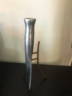 Bougeoir en fonte d'aluminium