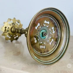 Bougeoir époque XIXe en bronze doré