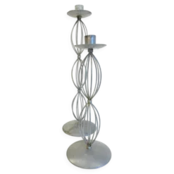Bougeoirs géométriques metal