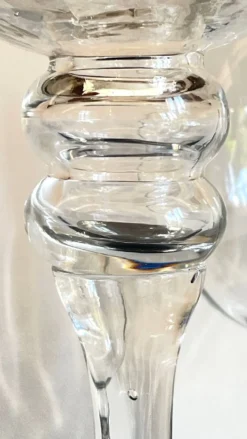 Bougeoirs photophores xl cristal vintage