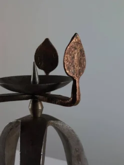 Bougeoir vintage artisanal unique des années 50.