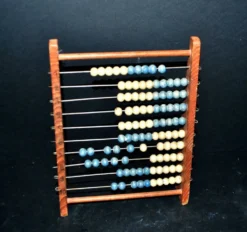 Boulier d’écolier en bois, 1960-70