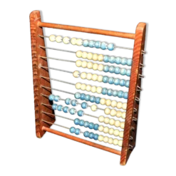 Boulier d’écolier en bois, 1960-70