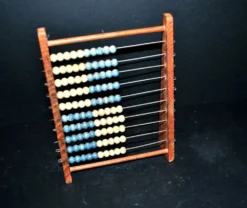 Boulier d’écolier en bois, 1960-70