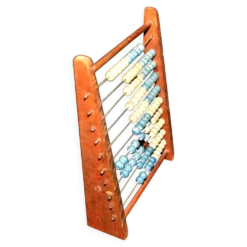 Boulier d’écolier en bois, 1960-70