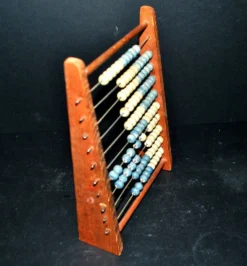 Boulier d’écolier en bois, 1960-70
