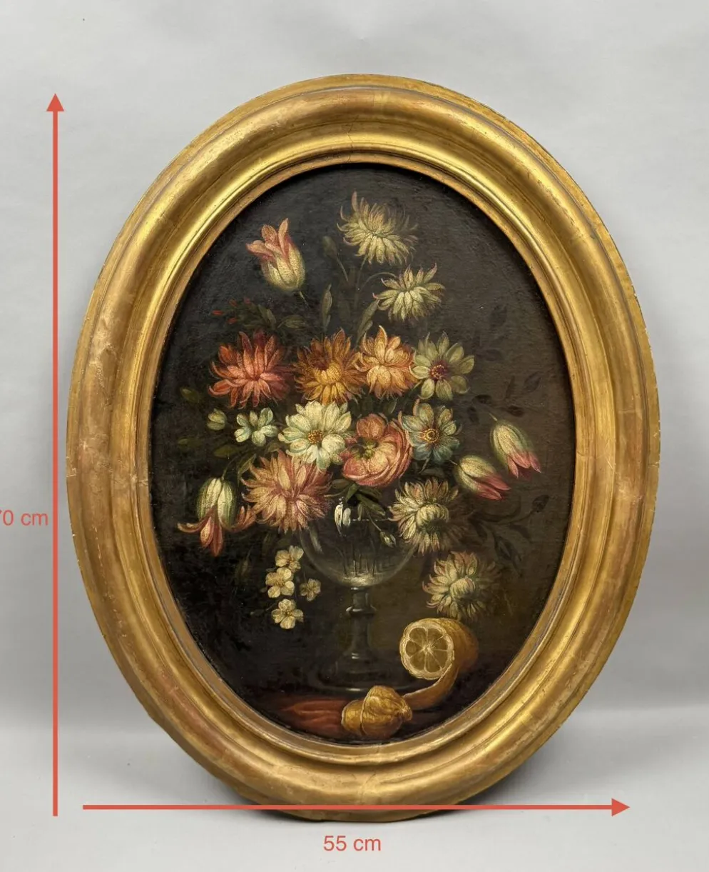 Bouquet de fleurs, XIXème siècle