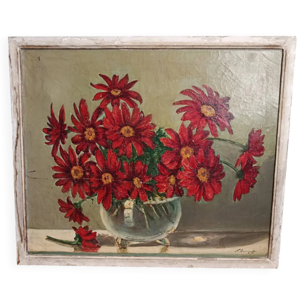 Bouquet de gerberas, Nicolas Evreinoff, années 1920-1950