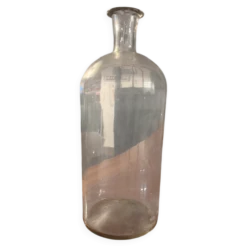 Bouteille bonbonne verre pharmacie vintage