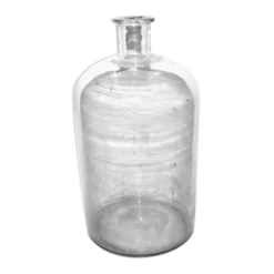 Bouteille d'apothicaire - bonbonne ancienne en verre soufflé bleuté Pharmacie