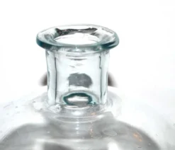 Bouteille d'apothicaire - bonbonne ancienne en verre soufflé bleuté Pharmacie