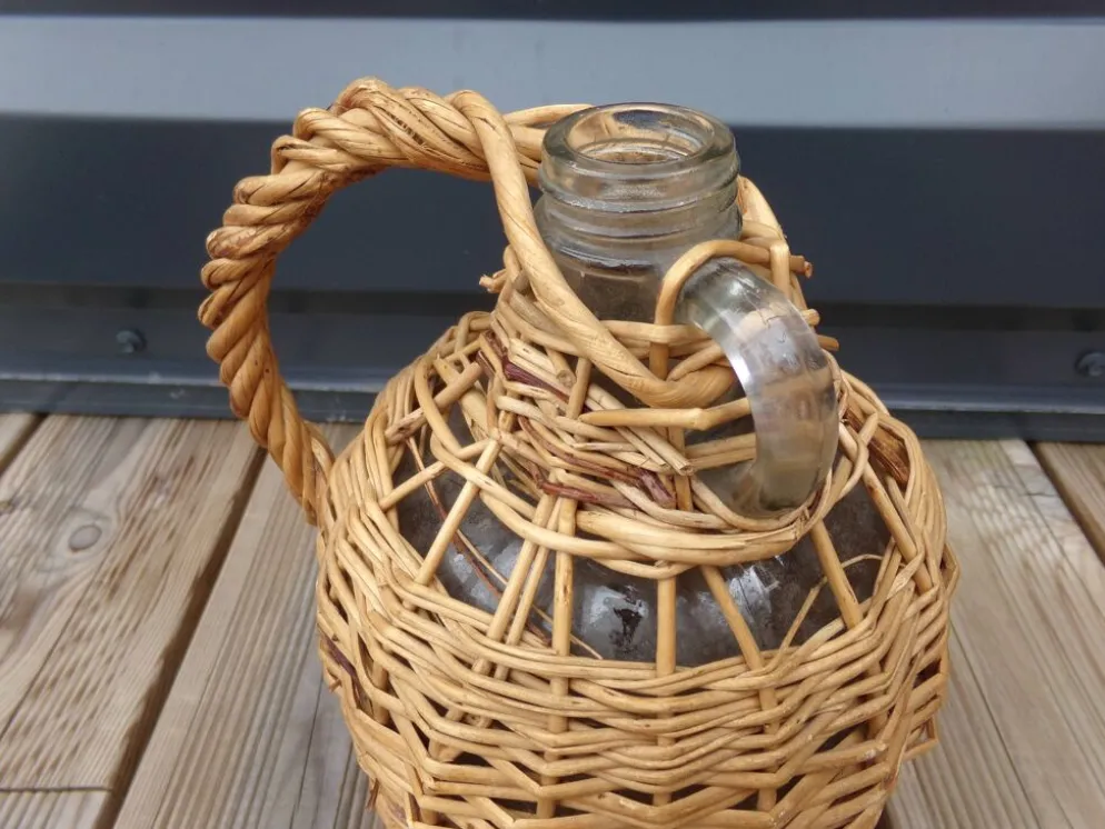 Bouteille paillée 2 litres
