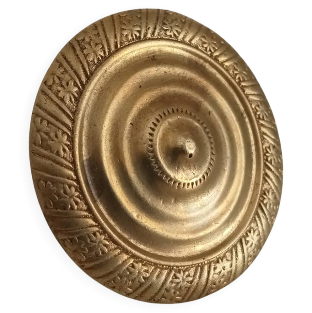 Bouton de meubles Empire en laiton doré XIXeme