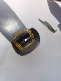 Boutons de meuble en verre pressé ( lot de 15)