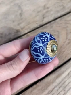 Boutons de porte en gré Véritable