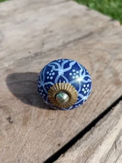 Boutons de porte en gré Véritable
