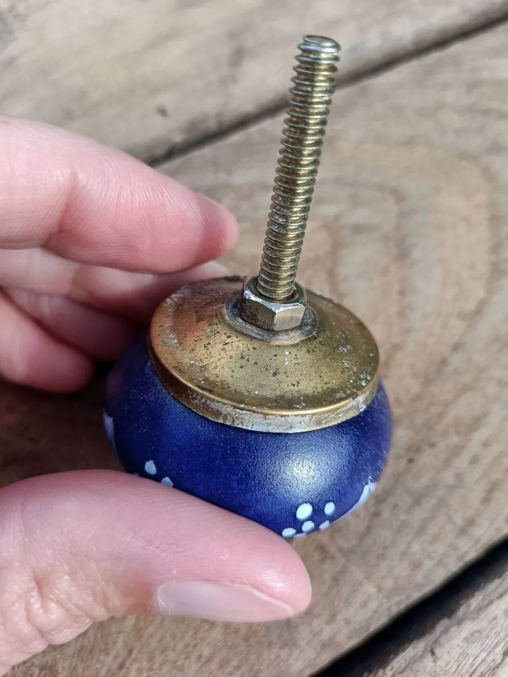 Boutons de porte en gré Véritable