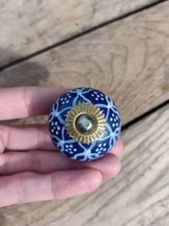 Boutons de porte en gré Véritable