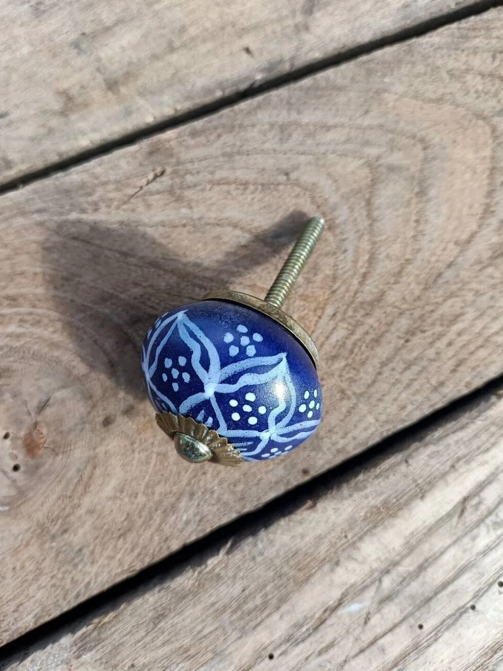 Boutons de porte en gré Véritable