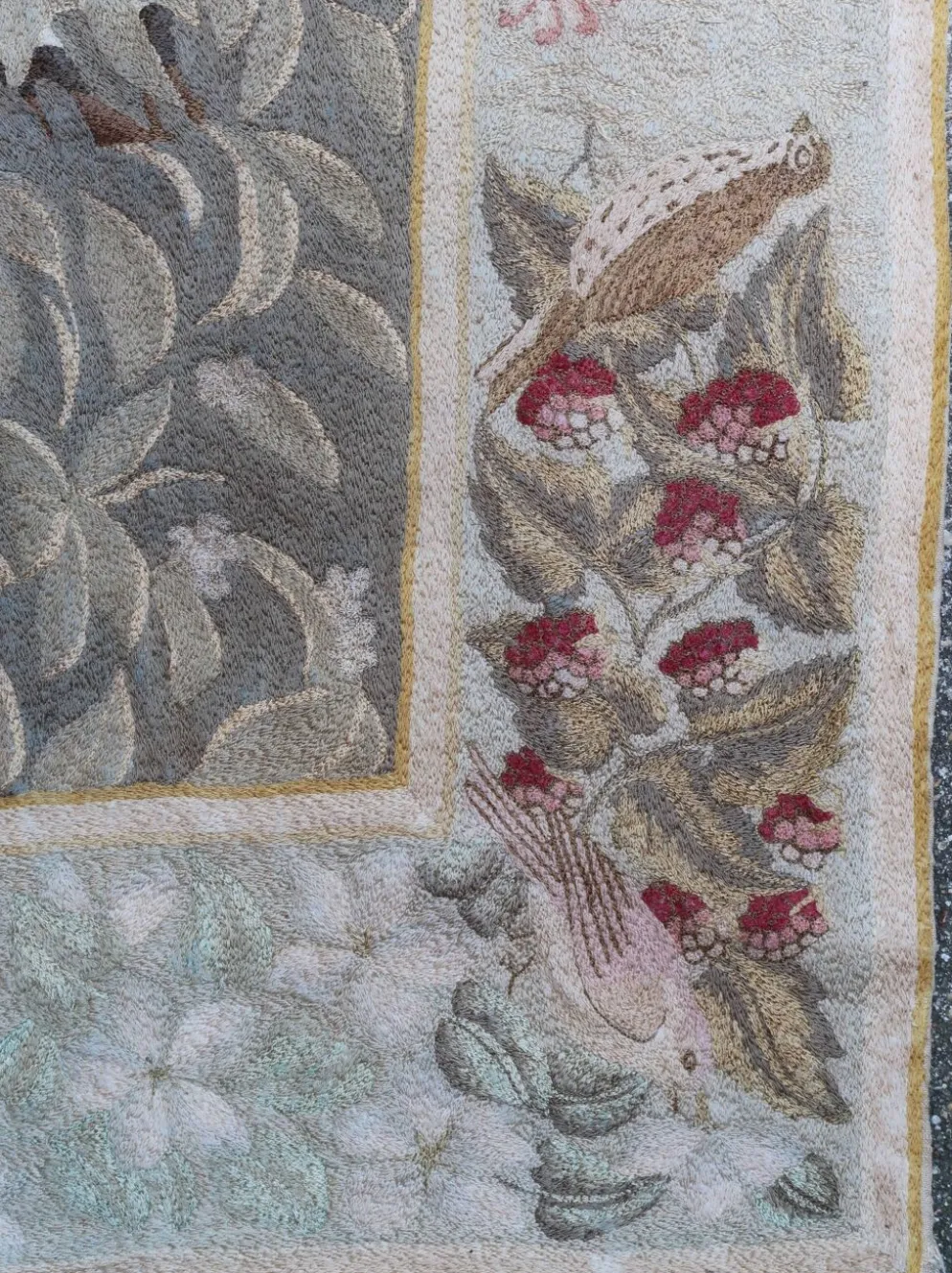 Broderie de soie de sandro botticelli « la naissance de vénus », 1930
