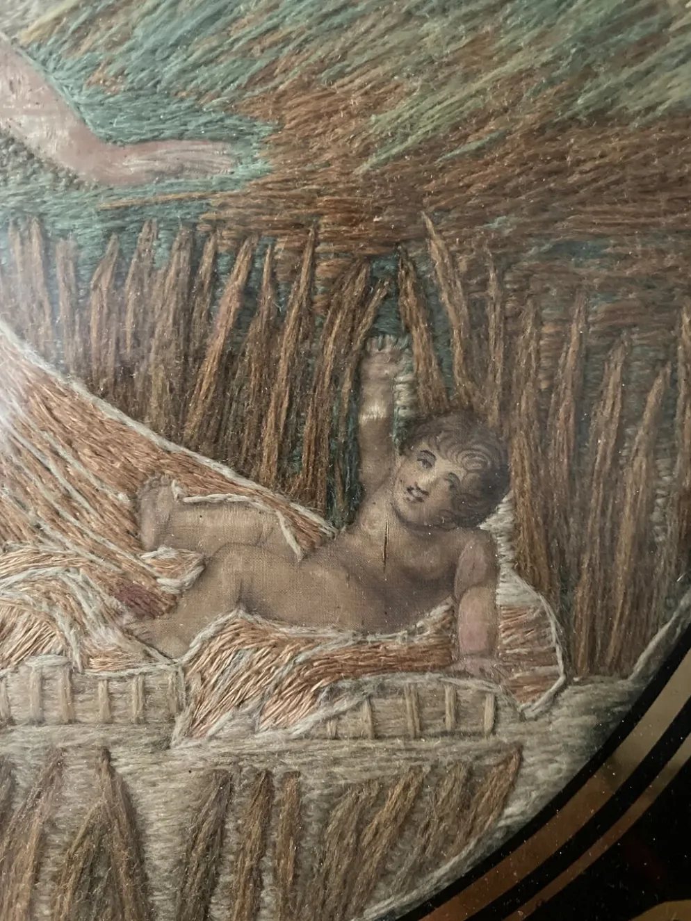 Broderie religieuse XIXème