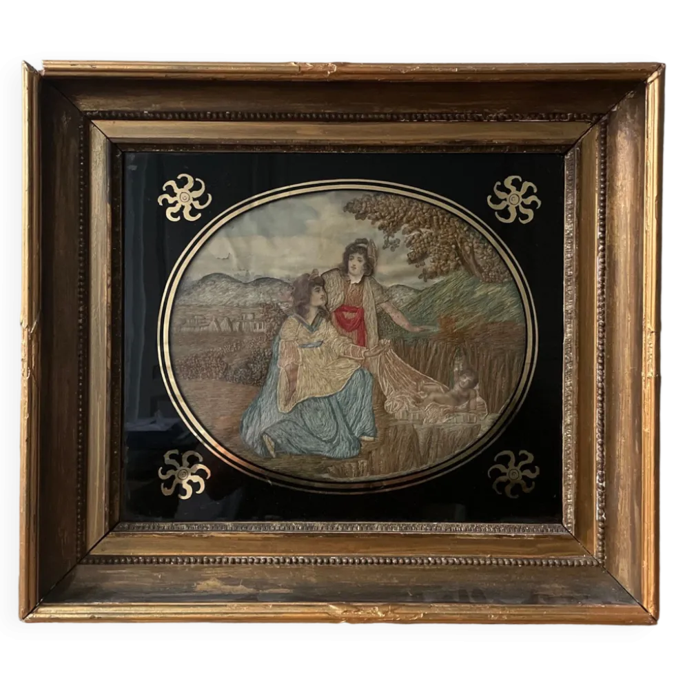 Broderie religieuse XIXème
