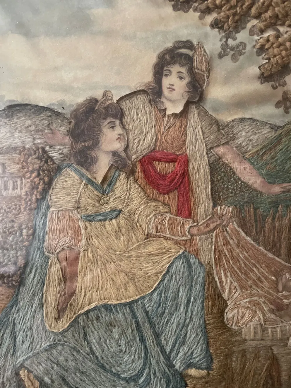 Broderie religieuse XIXème