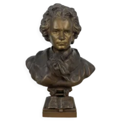 Buste Beethoven régule d'après Gaston Leroux