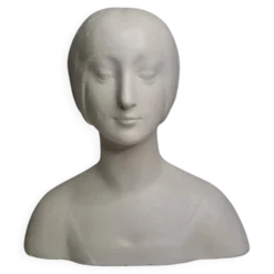 Buste d’après Laurana style renaissance, dit d’Aragon, plâtre patiné, 33 cm