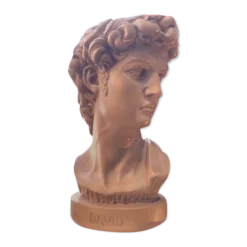 Buste David en plâtre