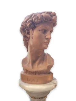 Buste David en plâtre