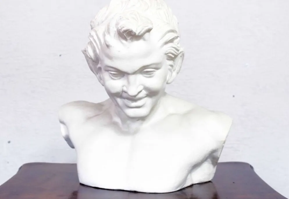 Buste de Faune en plâtre